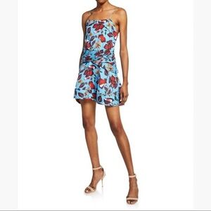 NWT Derek Lam 10 Crosby Floral-Print Mini Dress